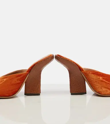 Dries Van Noten Velvet mules | Thumbnail 3 Dries Van Noten Velvet mules | Thumbnail 3