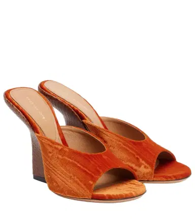 Dries Van Noten Velvet mules | Thumbnail 1 Dries Van Noten Velvet mules | Thumbnail 1