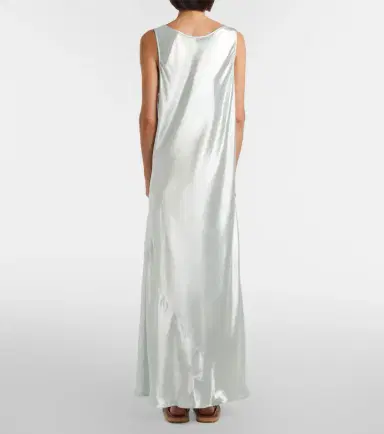 Miu Miu Satin maxi dress | Thumbnail 4