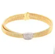 Wish Fine Jewelry 0.32ct 18KWY DIAMOND BANGLE | Thumbnail 1