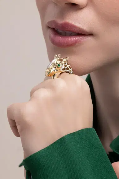 DAVID WEBB Giraffe Ring | Thumbnail 2