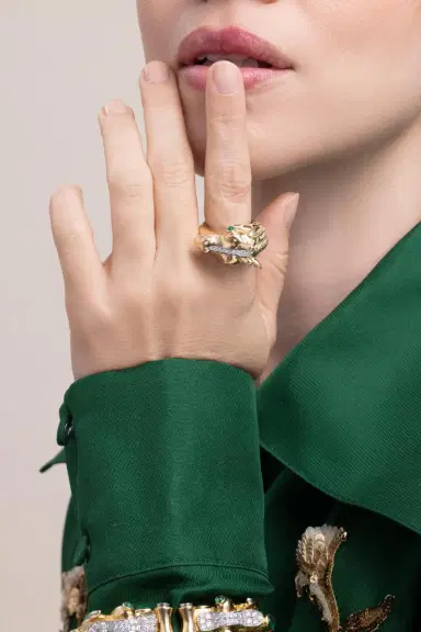 DAVID WEBB Giraffe Ring | Thumbnail 3