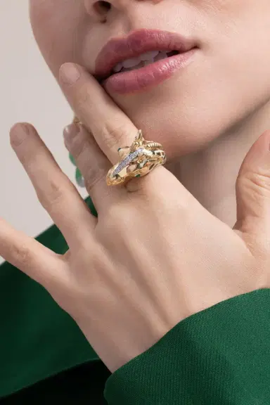 DAVID WEBB Giraffe Ring | Thumbnail 4