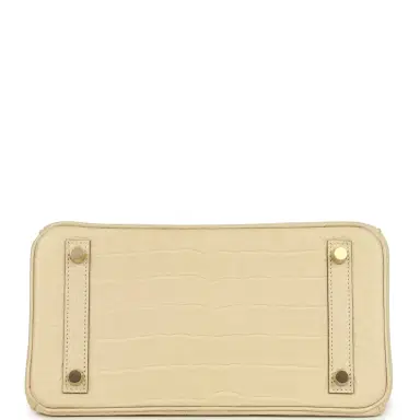 HERMÈS Hermes Birkin 25 Vanille Matte Alligator Gold Hardware | Thumbnail 6