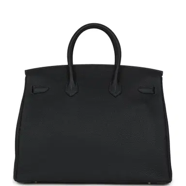 HERMÈS Hermes Birkin 35 Caban Togo Palladium Hardware | Thumbnail 4