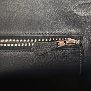 HERMÈS Hermes Birkin 35 Caban Togo Palladium Hardware | Thumbnail 9