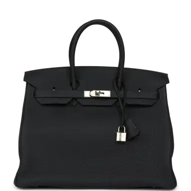 HERMÈS Hermes Birkin 35 Caban Togo Palladium Hardware | Thumbnail 1