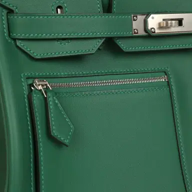 HERMÈS Hermes Colormatic Birkin 30 Vert Moyen Swift Palladium Hardware | Thumbnail 7 HERMÈS Hermes Colormatic Birkin 30 Vert Moyen Swift Palladium Hardware | Thumbnail 7