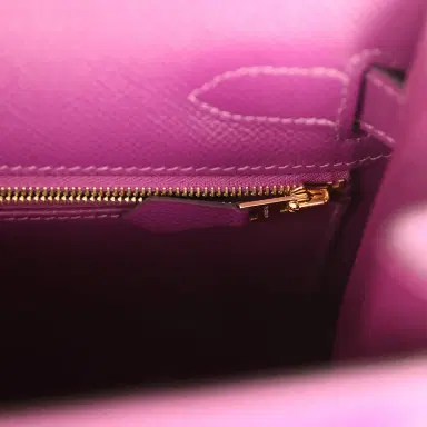 HERMÈS Hermes Kelly Sellier 32 Anemone Epsom Gold Hardware | Thumbnail 9 HERMÈS Hermes Kelly Sellier 32 Anemone Epsom Gold Hardware | Thumbnail 9