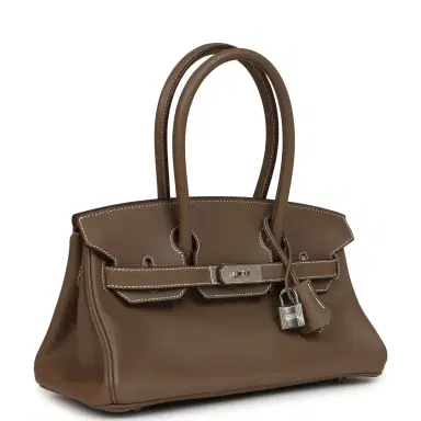 HERMÈS Hermes Shoulder Birkin Light 29 Etoupe Evercolor Palladium Hardware | Thumbnail 2 HERMÈS Hermes Shoulder Birkin Light 29 Etoupe Evercolor Palladium Hardware | Thumbnail 2