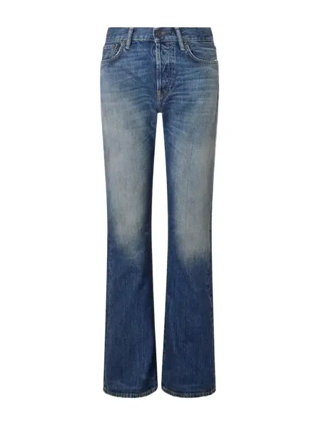 2009 Mid-rise Distressed Straight-leg Jeans