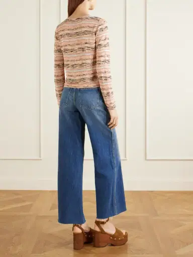 Ulla Johnson Mia Striped Pointelle-knit Cardigan | Thumbnail 4 Ulla Johnson Mia Striped Pointelle-knit Cardigan | Thumbnail 4