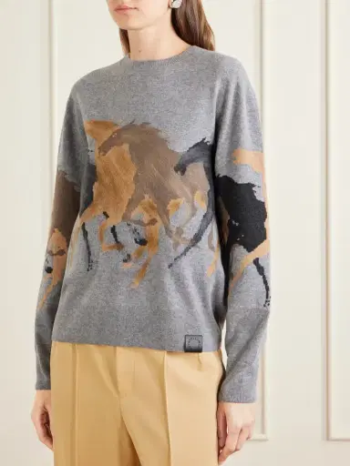 Stella McCartney Racing Horse Wool Sweater | Thumbnail 3