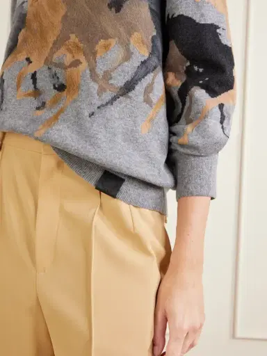 Stella McCartney Racing Horse Wool Sweater | Thumbnail 5