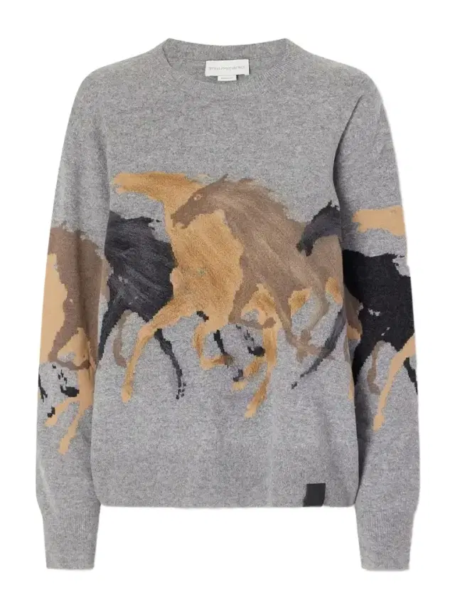 Stella McCartney Racing Horse Wool Sweater
