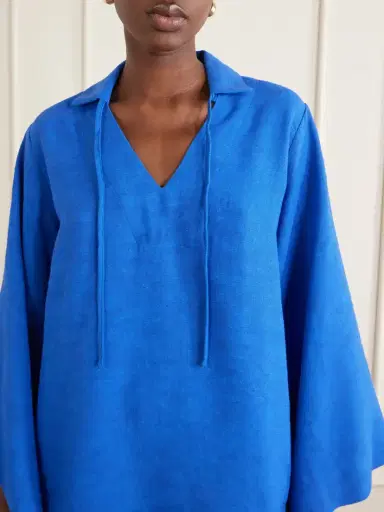 Lisa Marie Fernandez Tie-detailed Woven Tunic | Thumbnail 4 Lisa Marie Fernandez Tie-detailed Woven Tunic | Thumbnail 4