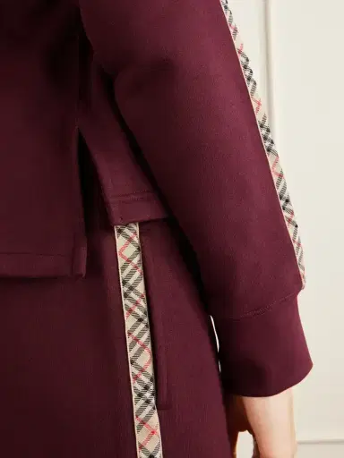 Burberry Harper Checked Cotton-jersey Zip-up Hoodie | Thumbnail 5