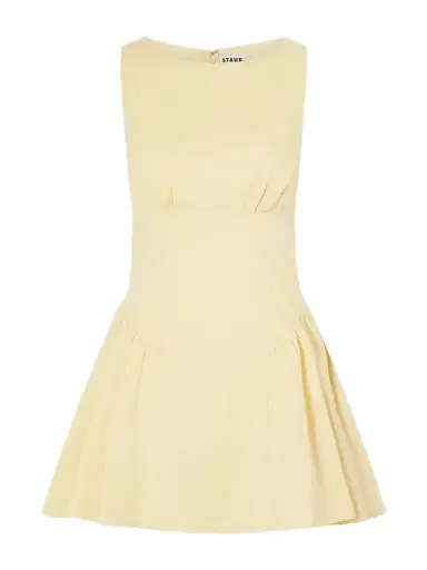 Staud Gwen Paneled Cotton-blend Poplin Mini Dress | Thumbnail 1 Staud Gwen Paneled Cotton-blend Poplin Mini Dress | Thumbnail 1