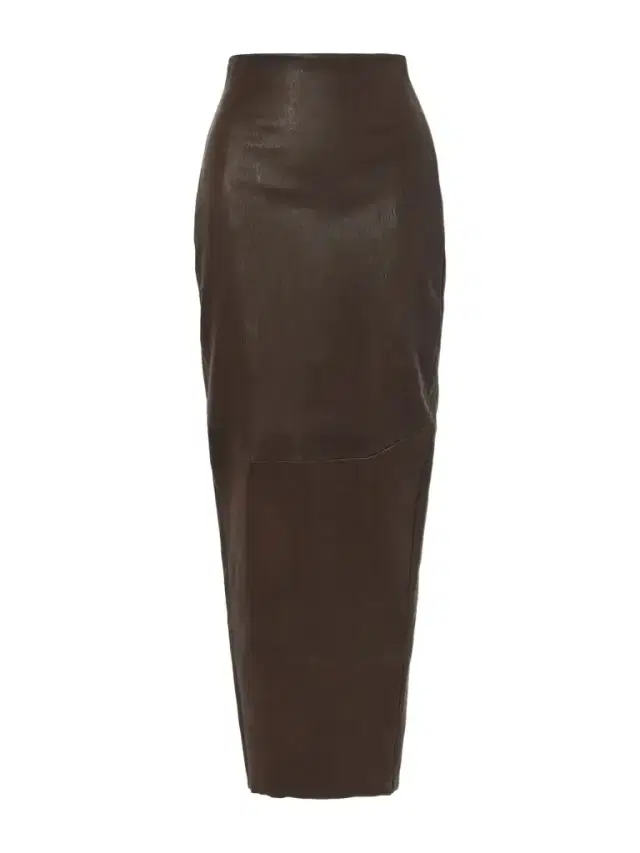Dirt Pillar Textured-leather Maxi Skirt