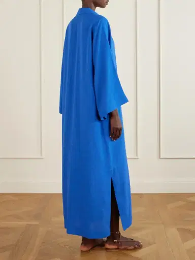 Lisa Marie Fernandez Tie-detailed Woven Maxi Dress | Thumbnail 3 Lisa Marie Fernandez Tie-detailed Woven Maxi Dress | Thumbnail 3