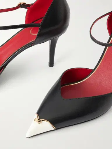 Valentino Garavani 75 Logo-embellished Leather Pumps | Thumbnail 5 Valentino Garavani 75 Logo-embellished Leather Pumps | Thumbnail 5