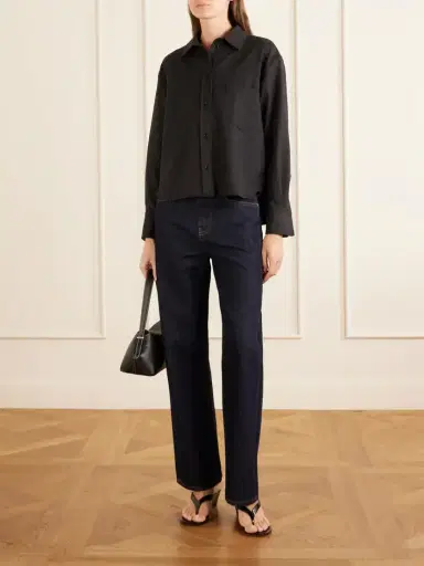 Victoria Beckham Ellys Wool Shirt | Thumbnail 2