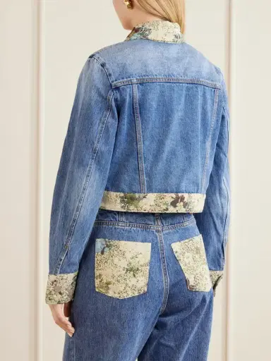 ALÉMAIS Marcel Printed Denim Jacket | Thumbnail 3 ALÉMAIS Marcel Printed Denim Jacket | Thumbnail 3