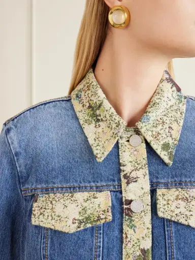 ALÉMAIS Marcel Printed Denim Jacket | Thumbnail 4 ALÉMAIS Marcel Printed Denim Jacket | Thumbnail 4
