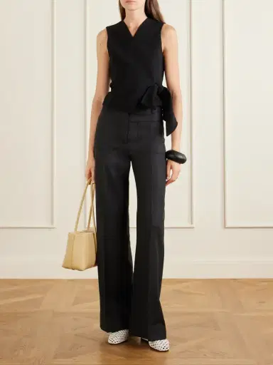 Max Mara Cropped Cady Vest | Thumbnail 2 Max Mara Cropped Cady Vest | Thumbnail 2