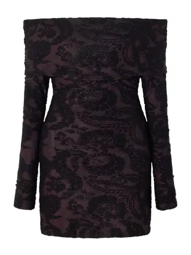Etro Off-the-shoulder Paisley-jacquard Chenille-trimmed Jersey Top | Thumbnail 1 Etro Off-the-shoulder Paisley-jacquard Chenille-trimmed Jersey Top | Thumbnail 1