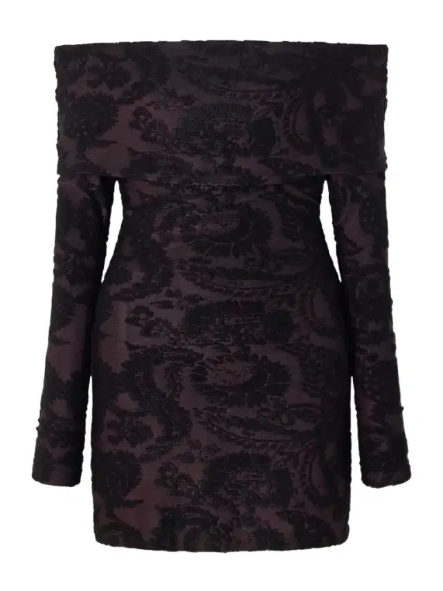 Off-the-shoulder Paisley-jacquard Chenille-trimmed Jersey Top