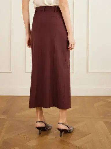 Brunello Cucinelli Wool Midi Skirt | Thumbnail 4 Brunello Cucinelli Wool Midi Skirt | Thumbnail 4