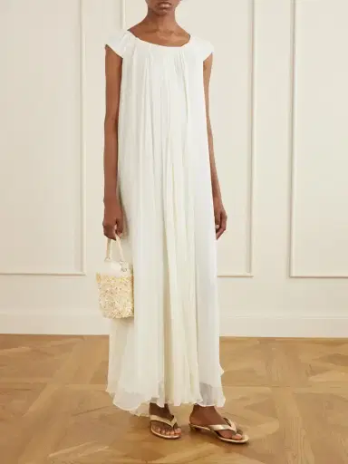 Staud Leda Chiffon Maxi Dress | Thumbnail 2