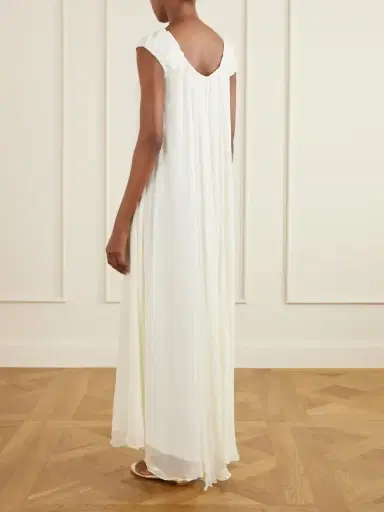 Staud Leda Chiffon Maxi Dress | Thumbnail 3
