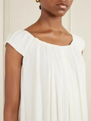 Staud Leda Chiffon Maxi Dress | Thumbnail 4
