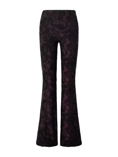 Etro Paisley-jacquard Chenille-trimmed Jersey Flared Pants | Thumbnail 1 Etro Paisley-jacquard Chenille-trimmed Jersey Flared Pants | Thumbnail 1