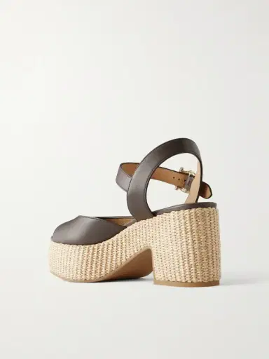 Ferragamo Nerea 90 Leather Platform Sandals | Thumbnail 3 Ferragamo Nerea 90 Leather Platform Sandals | Thumbnail 3