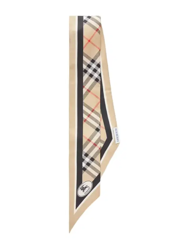Checked Silk-twill Scarf