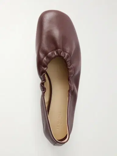 Le Monde Béryl Mica Gathered Leather Ballet Flats | Thumbnail 6 Le Monde Béryl Mica Gathered Leather Ballet Flats | Thumbnail 6