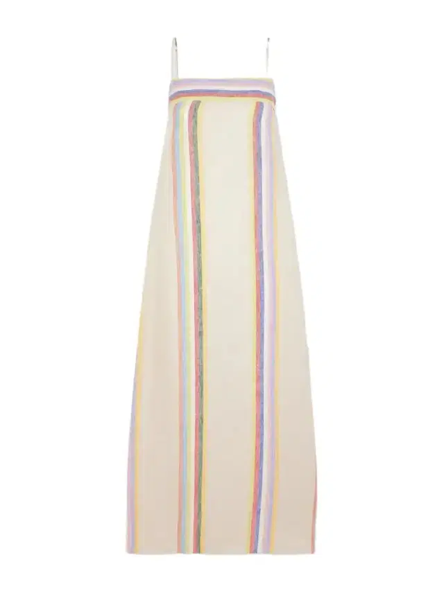 Laura Striped Linen Maxi Dress