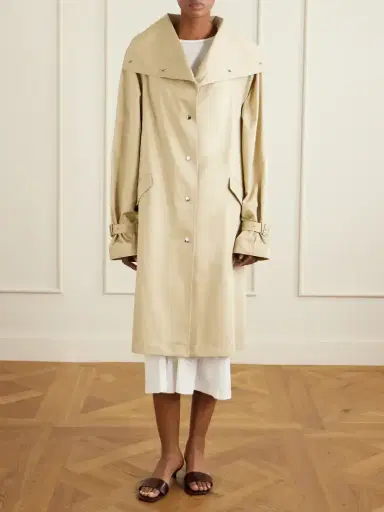 TOTEME Oversized Cotton Trench Coat | Thumbnail 3 TOTEME Oversized Cotton Trench Coat | Thumbnail 3