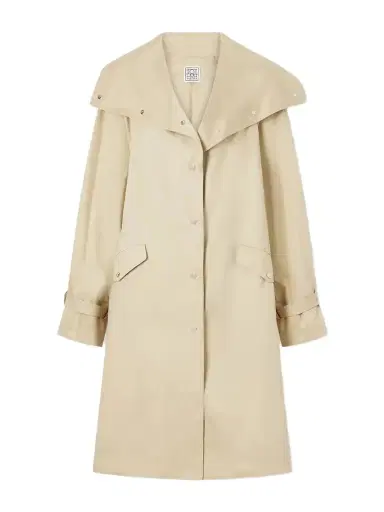 TOTEME Oversized Cotton Trench Coat | Thumbnail 1 TOTEME Oversized Cotton Trench Coat | Thumbnail 1