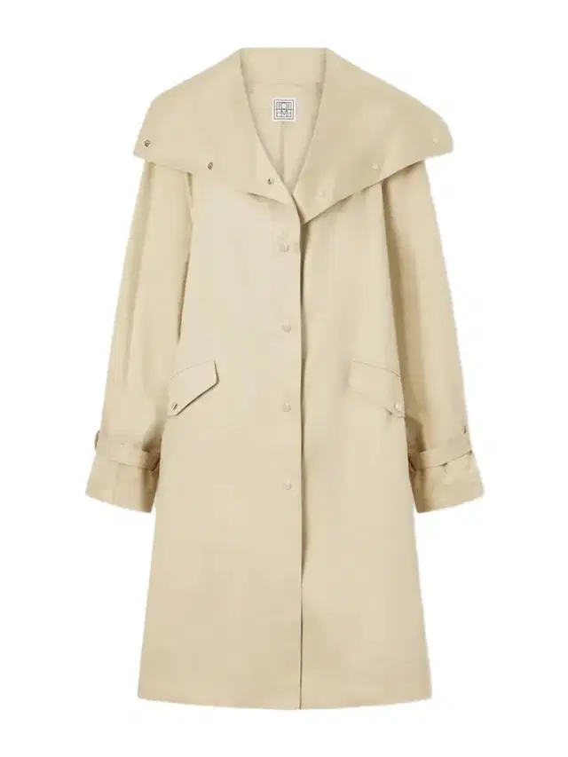 Oversized Cotton Trench Coat