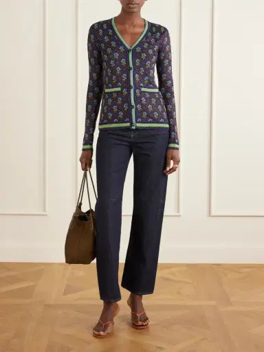 Etro Embroidered Jacquard Cardigan | Thumbnail 2 Etro Embroidered Jacquard Cardigan | Thumbnail 2