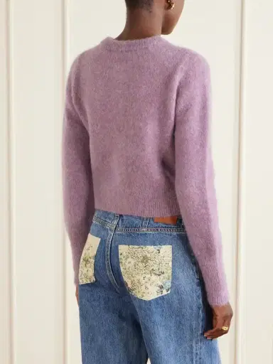 ALÉMAIS Reggie Sequin-embellished Mohair, Alpaca And Wool-blend Cardigan | Thumbnail 4 ALÉMAIS Reggie Sequin-embellished Mohair, Alpaca And Wool-blend Cardigan | Thumbnail 4