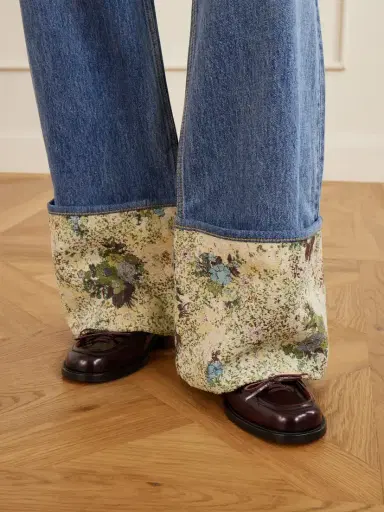 ALÉMAIS Marcel Printed Straight-leg Jeans | Thumbnail 5 ALÉMAIS Marcel Printed Straight-leg Jeans | Thumbnail 5