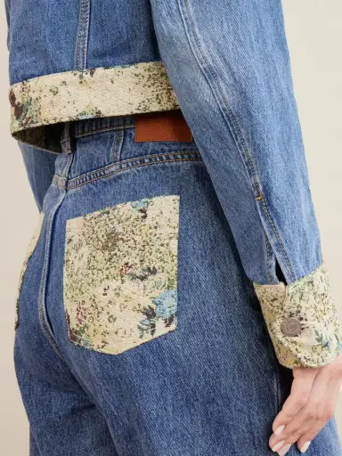 ALÉMAIS Marcel Printed Straight-leg Jeans | Thumbnail 6 ALÉMAIS Marcel Printed Straight-leg Jeans | Thumbnail 6