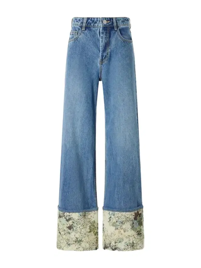 Marcel Printed Straight-leg Jeans