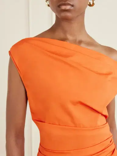 Staud Phare Draped Cotton-blend Poplin Mini Dress | Thumbnail 4 Staud Phare Draped Cotton-blend Poplin Mini Dress | Thumbnail 4