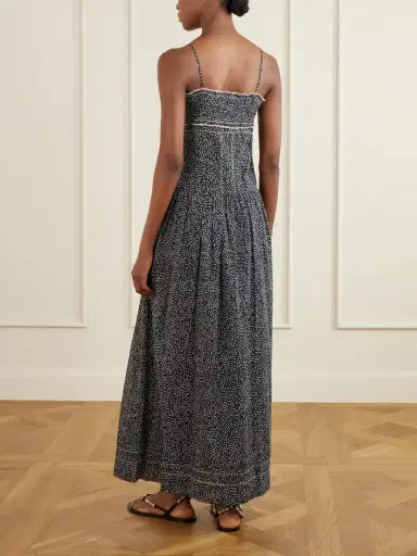 Marant Étoile Demy Printed Cotton Midi Dress | Thumbnail 3 Marant Étoile Demy Printed Cotton Midi Dress | Thumbnail 3